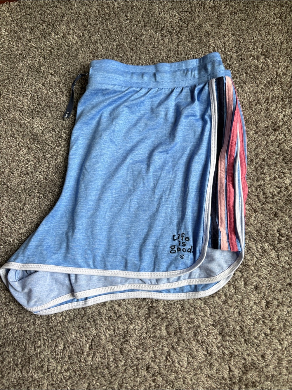 Life Is Good Pajamas Light Blue Tank with Pink Flip-Flop Graphic - Picture 2 of 5